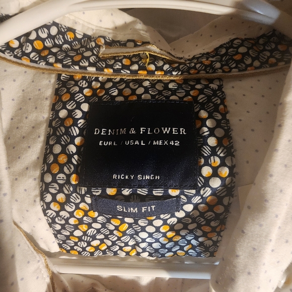 Mens Denim and Flower - Picture 4 of 5